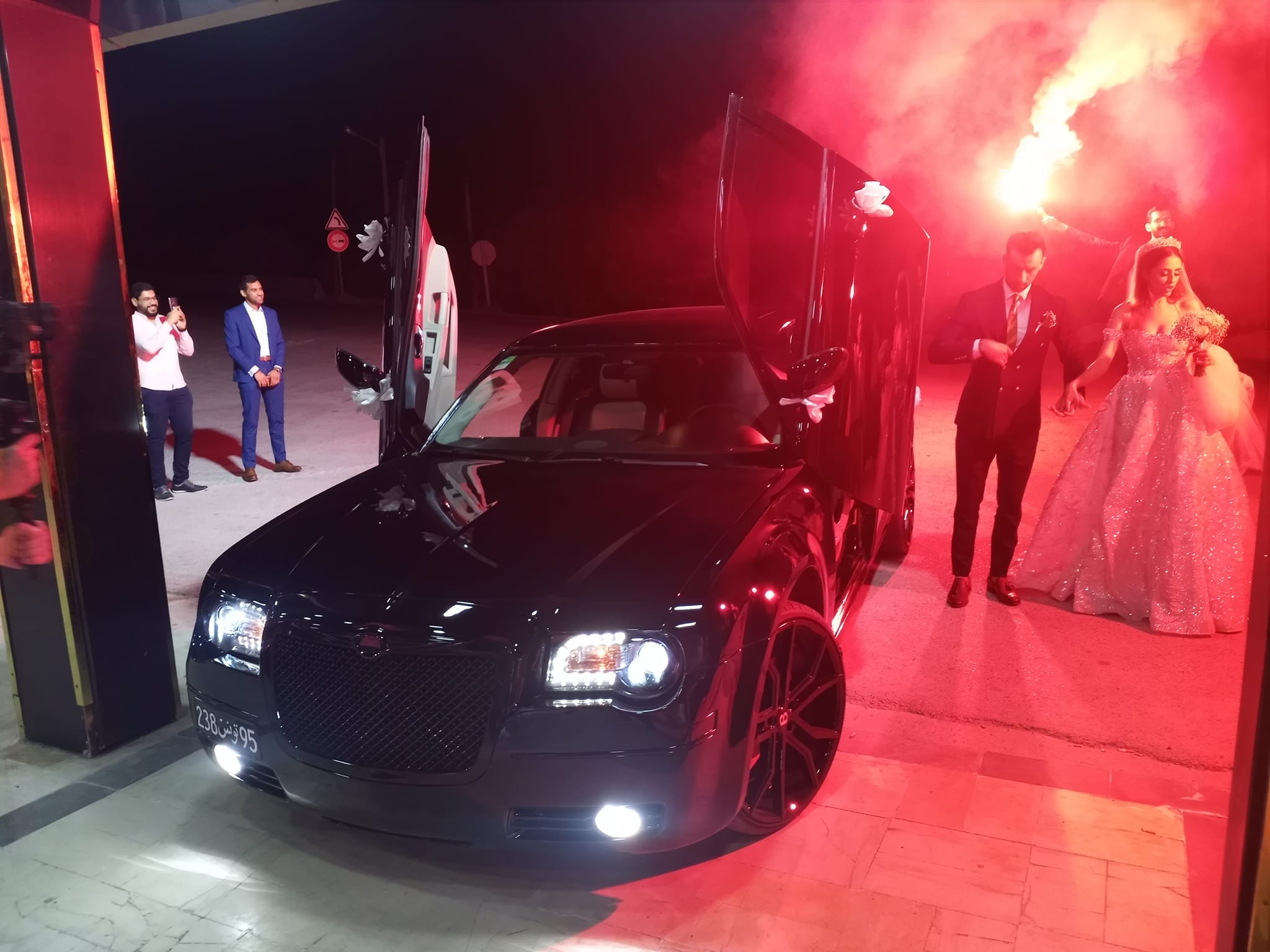 Chrysler 300C arrière élégance premium - Location voiture classique mariage Tunisie